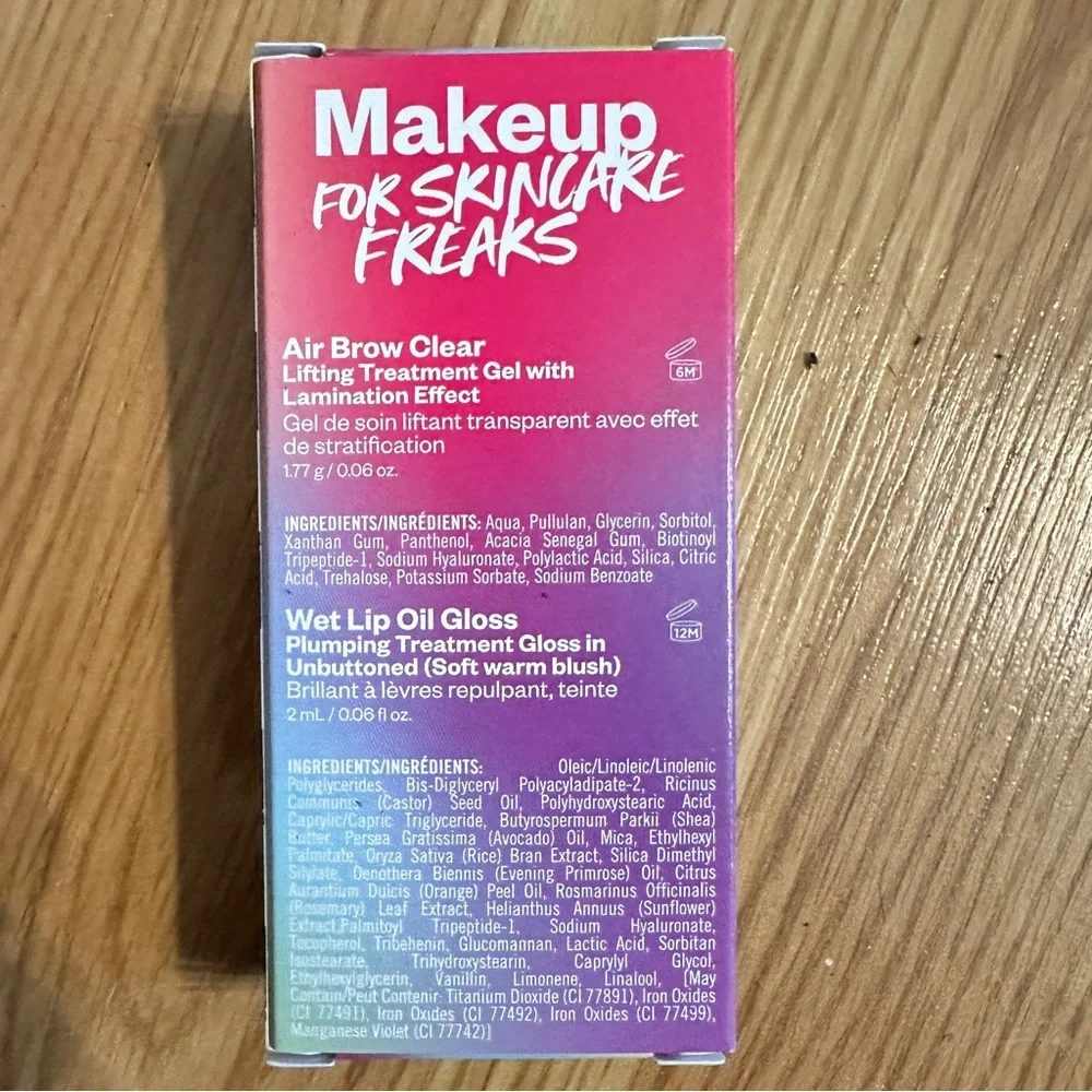 Kosas Wet Lip Oil Gloss Unbuttoned & Air Brow Clear Sephora Beauty Insider - Picture 2 of 2